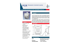 PCR Series - Photoelectric Controller Datasheet