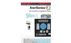 EnerGenius - Model IQ - Dual Microprocessor Rectifier / Battery Charger - Datasheet