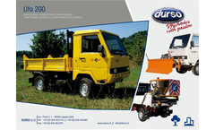 Ufo - Model 200 - Agricultural Truck Brochure