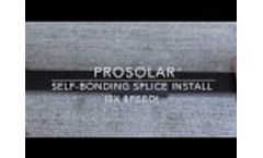 ProSolar Self-Bonding Rail Splice Installation- 2X Speed  Video