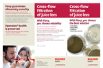 Flavy - Model FX 2/3 ICS- D3/DB - Cross-Flow Filters Brochure