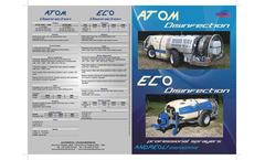 ATOM DISINFECTION - Model 2000/1000 - Self-Propelled Sprayer Brochure