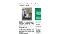 Waste-Scan - Model WAM-100 - Waste Assay Monitor Datasheet