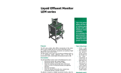 Liquid Effluent Monitor LEM Series- Brochure