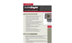 FlowShark - Model Pulse - Open Channels Flow Monitoring System Brochure