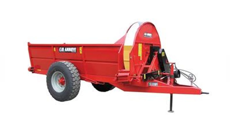 Manure Spreader with Front Turbine-1