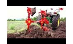 Bull Agro 55hp Hydraulic Reversible Plough - Video