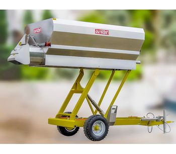 Strazzari GRE Liftable Grape Trailer With Auger