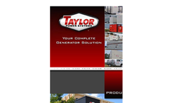 Taylor Power Systems Inc Brochure