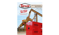 NG Powered Oil Field Generators - Brochure