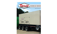 20kW - 500kW Mobile Generators - Brochure