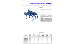Combi - Model V - Cultivator Brochure