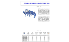 Combi - Model P3F - Tiller Cultivator Brochure