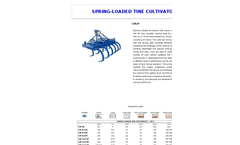 Model CM-P - Spring Loaded Tine Tiller Cultivator Brochure