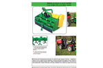 Trincia - Model 118/3P H - Suitable for Mini Tractors with 3 Point Hitch - Brochure