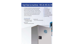 VoVogt - Model HES Series - Hi Efficiency Ice Machine - Brochure
