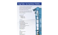 Vogt - Model VT100 - Ice Machine - Brochure