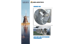 Abbi-Aerotech - Grower Fan for Poultry Farms Ventilation System - Brochure