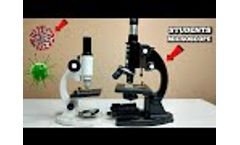 Educational Microscope for Students Unboxing & Testing - Compound Microscope - Chatpat toy tv - Video