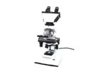 Gemko Labwell - Model G.S. 725-2 - Brass & Diecast Aluminium White & Black Laboratory Medical Research Microscope