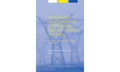 Integrated Assessment of Sustainable Energy Systems in China, The China Technology Program