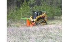 SS Mini Might Mulchers for Skid Steers on a CAT 259D Standard Flow Video