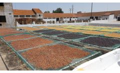 Solar Drying Installation for Grapes in Herdade Vale da Rosa, Solar Dryer, Drying fruits, Secador - Video
