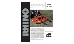 Rhino - Model SE SERIES - Medium Duty Multispindle Rotary Mowers Brochure