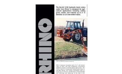 Rhino - Model SV2160 - Hydraulic Boom Rotary Mowers Brochure