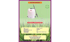 Varsha - Battery Sprayer - Brochure