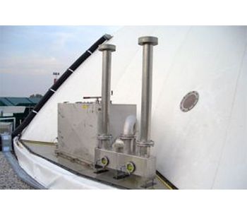 Tecon - Top-Mounted Biogas Storage System with Service Platforms