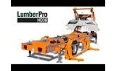 Norwood LumberPro HD36 Portable Band Sawmill - Part 1 Video