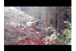 QUADCO 28B360 TILT on Track Feller Buncher CAT 552 Video