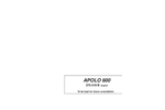 Apolo - Trailed Dusters - Manual