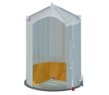 Flat-Bottomed Silos with Walls