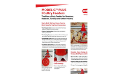 Model G - Poultry Feeder Brochure