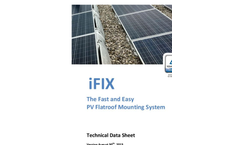 iFIX - Solar - PV Flatroof Mounting System Technical Datasheet