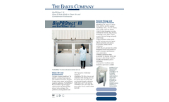 BioPROtect - Model III Class II Style - Walk-In Clean Air and Containment Enclosures - Brochure