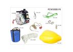 Halltech - Model PCW5000-FK - Portable Winch and Accessories