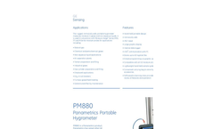 GE Panametrics - PM880 - Hygrometer Brochure