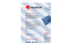 Solartech - SPM055P-N 55watt 12v - Solar Module Datasheet