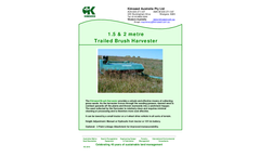 Kimseed - Model 1.5m & 2m - Trailed Brush Harvester Brochure