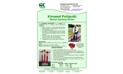 Kimseed Pottiputki - Manually Planting Tool Brochure