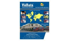 Vidhata - Model B2 - Corn Thresher - Brochure