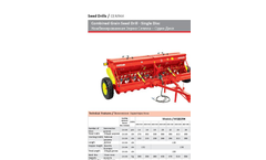 Model AGS - Single Disc Combined Grain Seed Drill Brochure