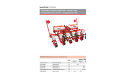 Model APS - Coulter Type Pneumatic Precision Seed Drill Brochure