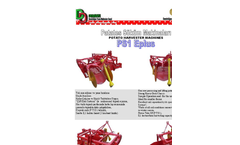 Model PD2 - Manual Two Rows Potato Planter Machine Brochure
