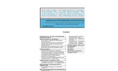A Copy of IGS News, Volume 29, Issue 3 Brochure