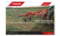 Harmak - Model HT330-HT400 - Single Rotary Rakes Brochure