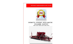 Model 6000 D - 48 Row Pneumatic Grain Planting Machine with Fertilizer Reservoir Brochure